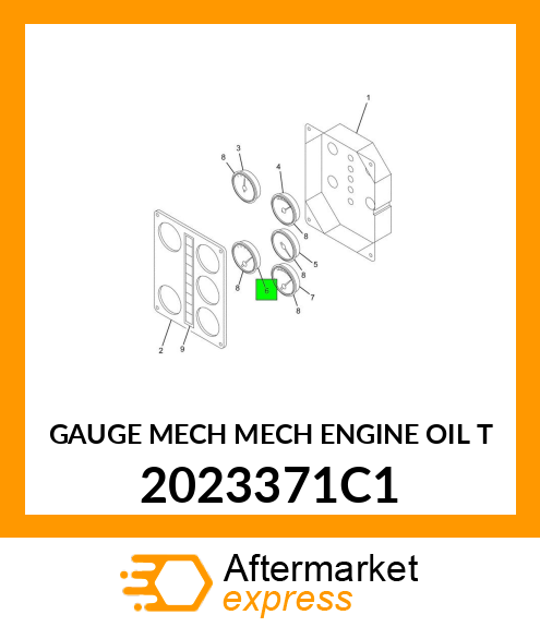 GAUGE MECH MECH ENGINE OIL T 2023371C1