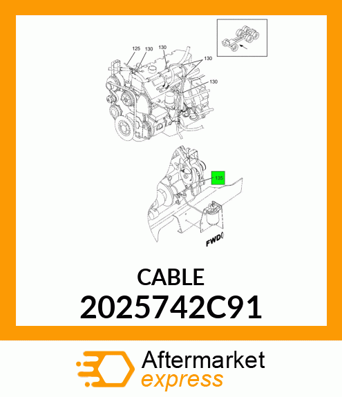 CABLE 2025742C91