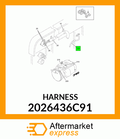 HARNESS 2026436C91