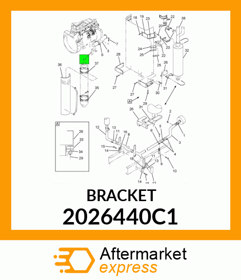 BRACKET 2026440C1