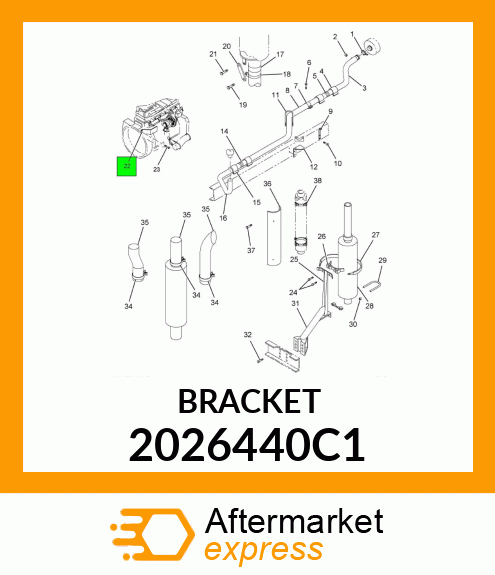 BRACKET 2026440C1