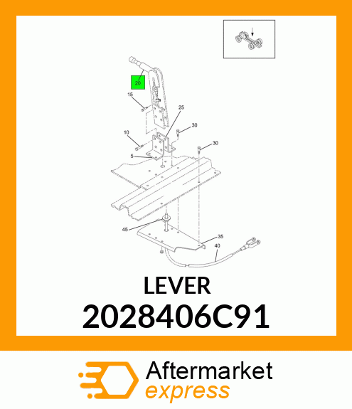 LEVER 2028406C91