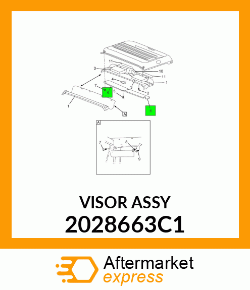 VISORASSY 2028663C1