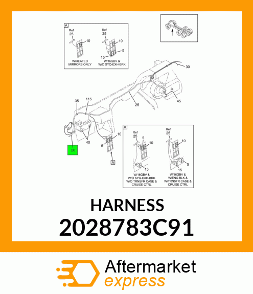 HARNESS 2028783C91