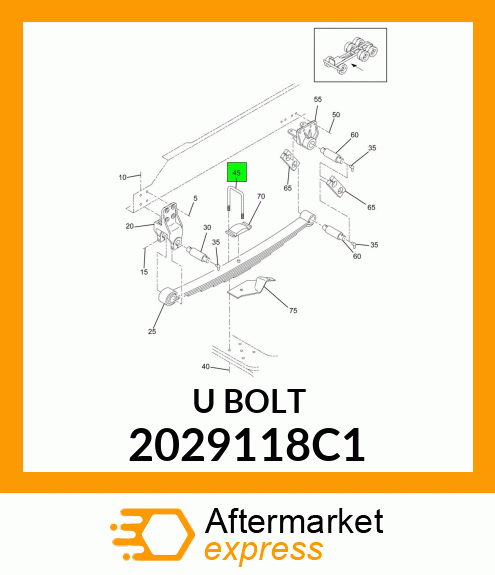 U-BOLT 2029118C1