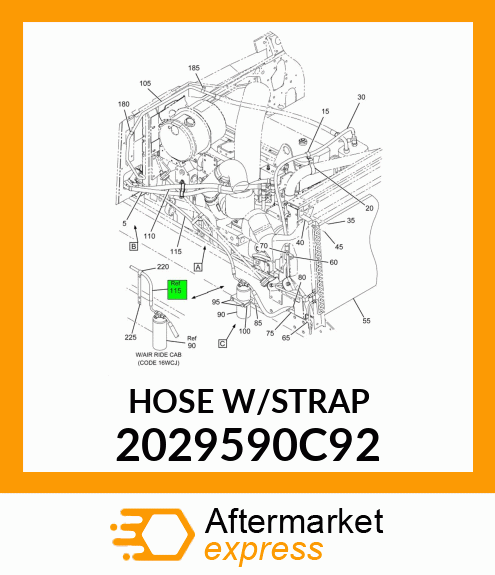 HOSEW/STRAP 2029590C92