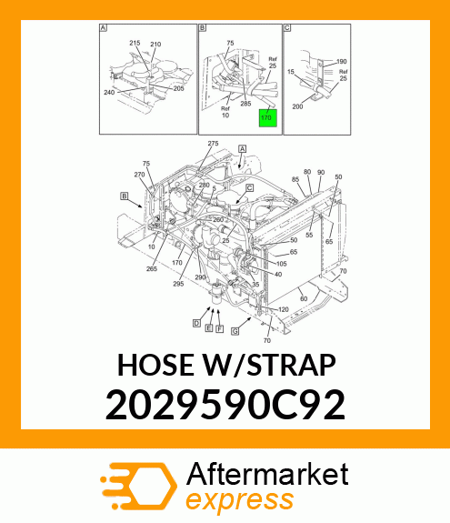 HOSEW/STRAP 2029590C92