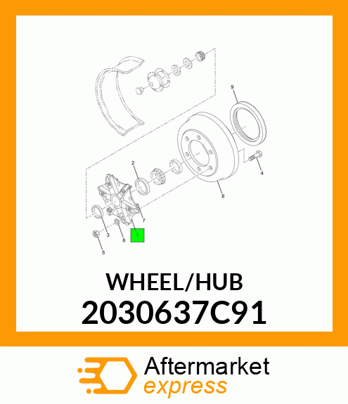 WHEEL/HUB 2030637C91