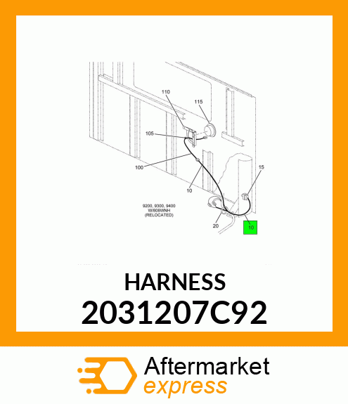 HARNESS 2031207C92