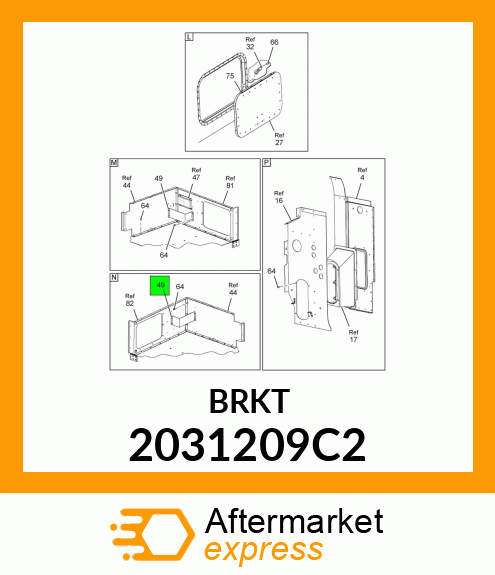 BRKT 2031209C2