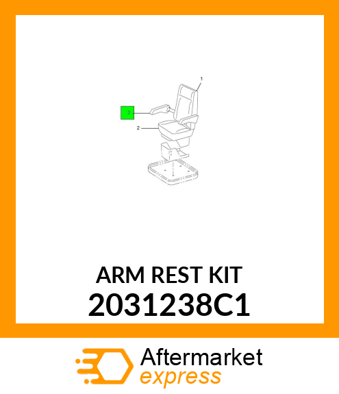 ARMRESTKIT 2031238C1