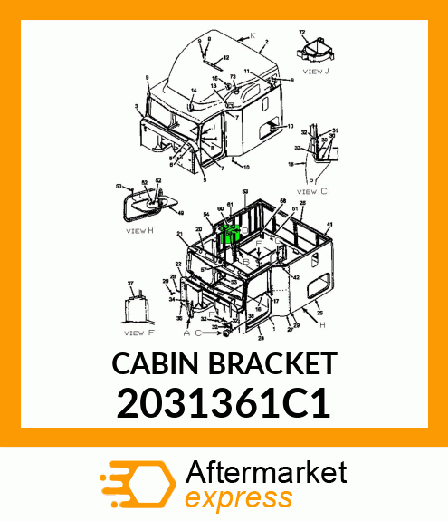 CABINBRACKET 2031361C1