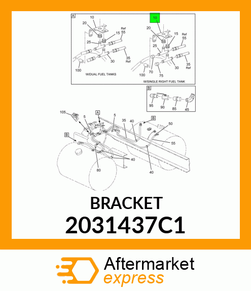 BRACKET 2031437C1