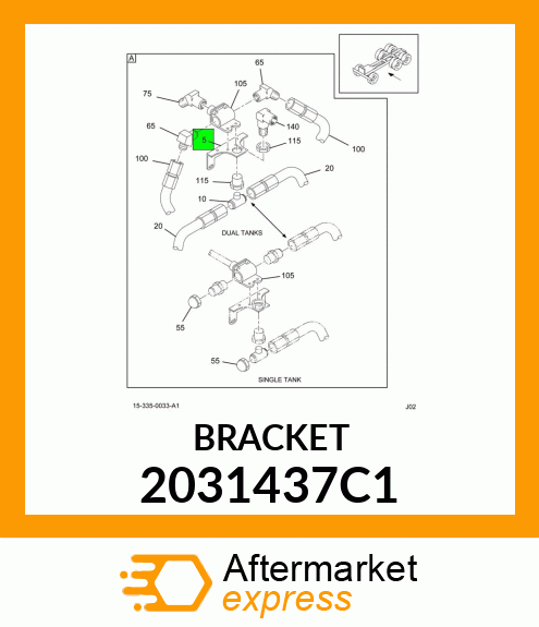 BRACKET 2031437C1