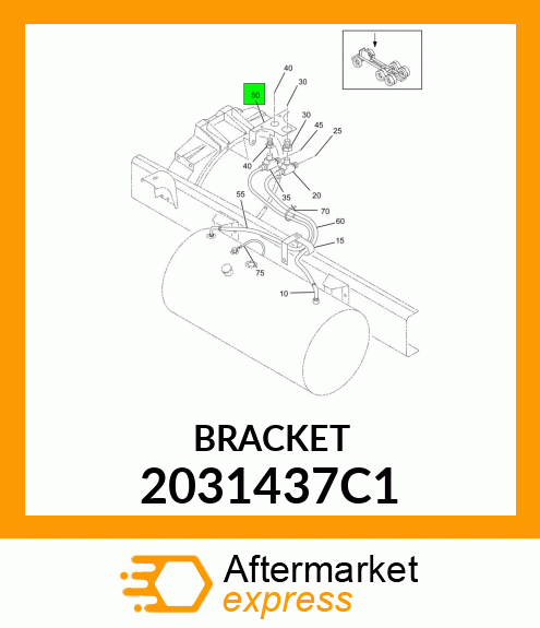 BRACKET 2031437C1