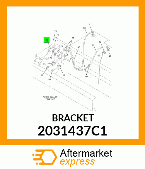 BRACKET 2031437C1