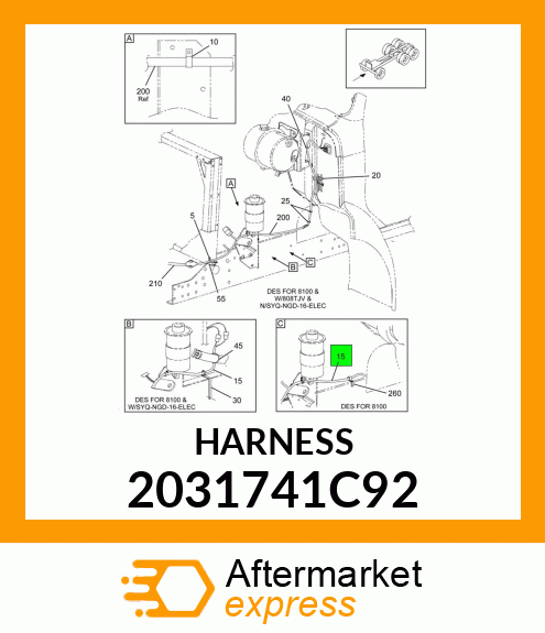 HARNESS 2031741C92