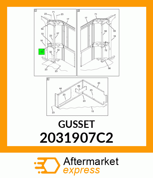 GUSSET 2031907C2