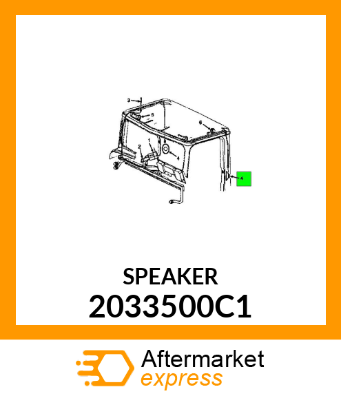 SPEAKER 2033500C1