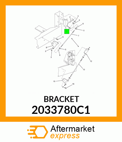 BRACKET 2033780C1
