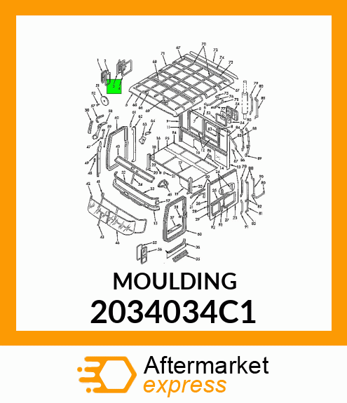 MOULDING 2034034C1