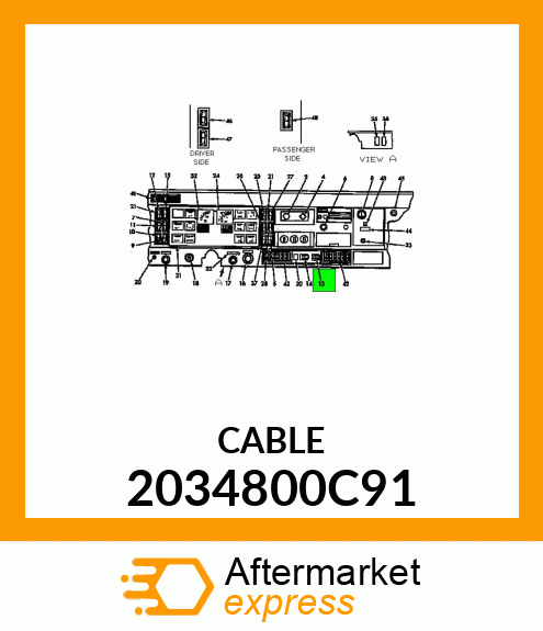 CABLE 2034800C91
