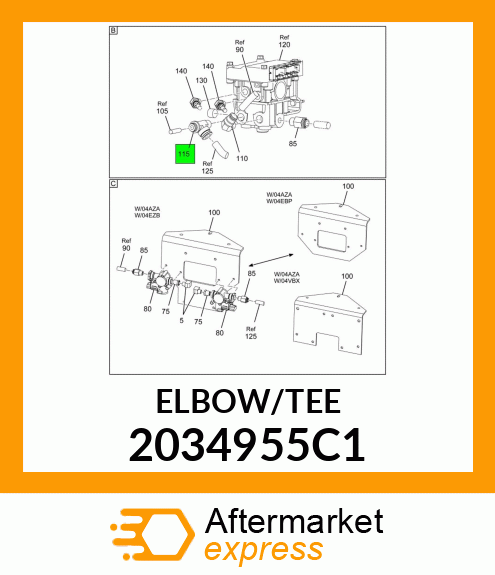 ELBOW/TEE 2034955C1