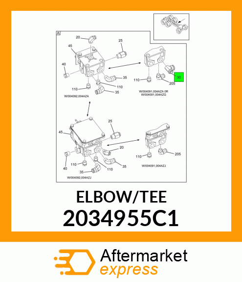 ELBOW/TEE 2034955C1