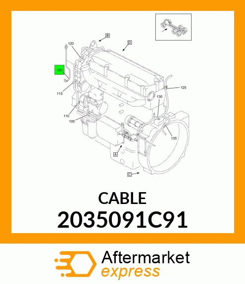 CABLE 2035091C91