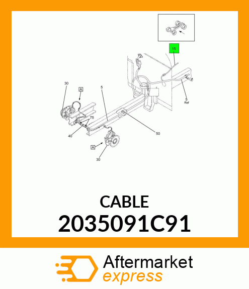 CABLE 2035091C91