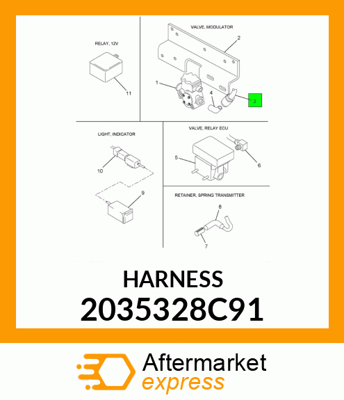 HARNESS 2035328C91