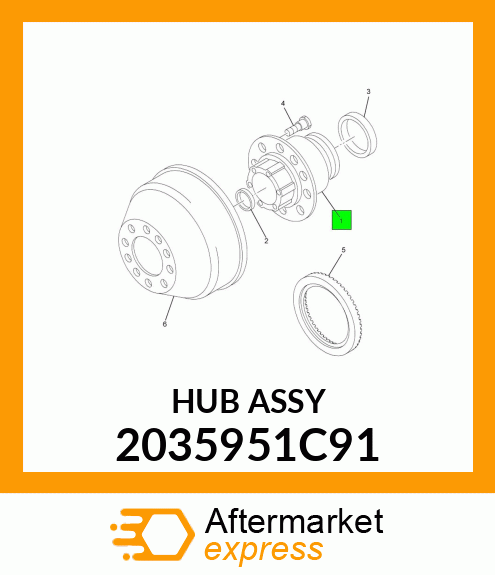 HUB_ASSY 2035951C91