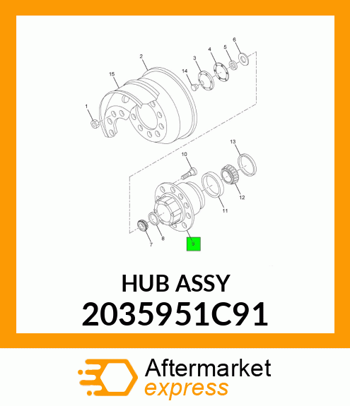 HUB_ASSY 2035951C91