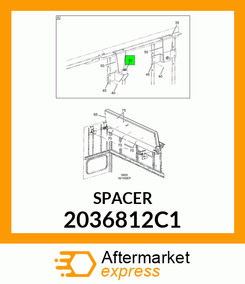 SPACER 2036812C1