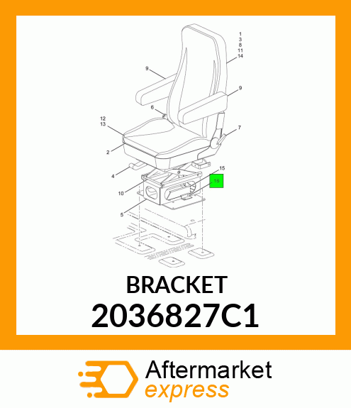 BRACKET 2036827C1