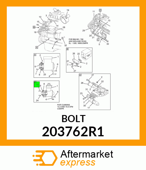 BOLT 203762R1