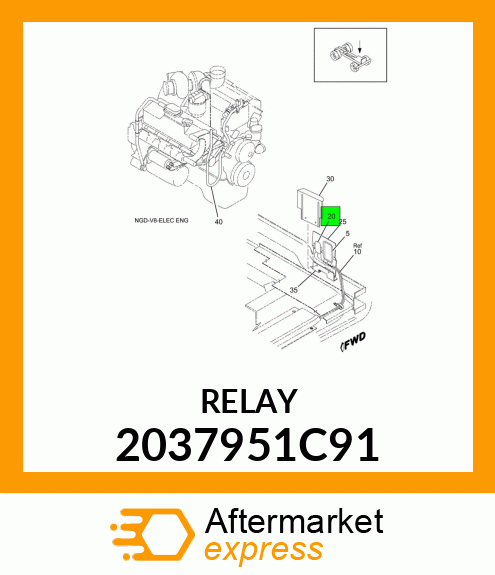 RELAY 2037951C91