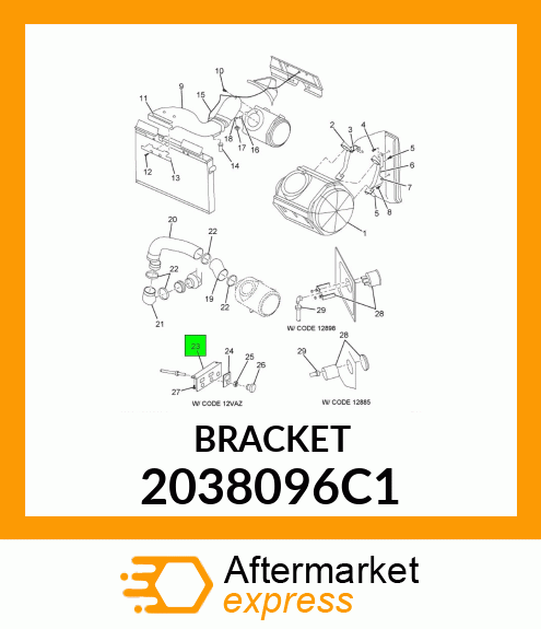 BRACKET 2038096C1