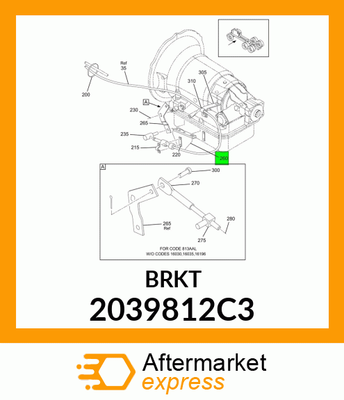 BRKT 2039812C3