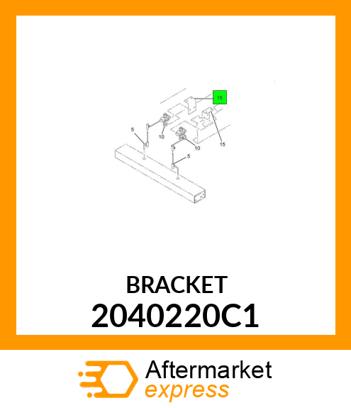 BRACKET 2040220C1