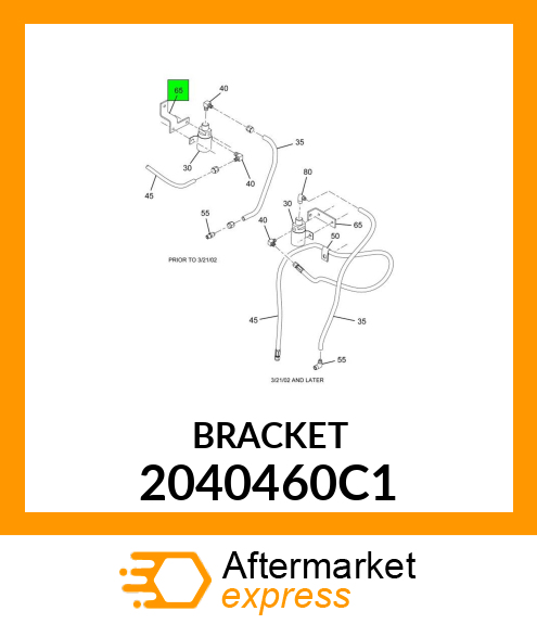 BRACKET 2040460C1