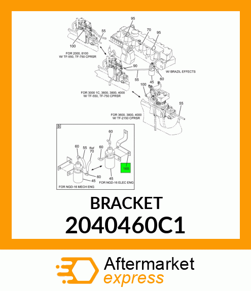 BRACKET 2040460C1