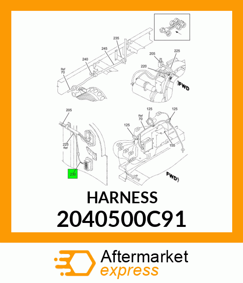 HARNESS 2040500C91