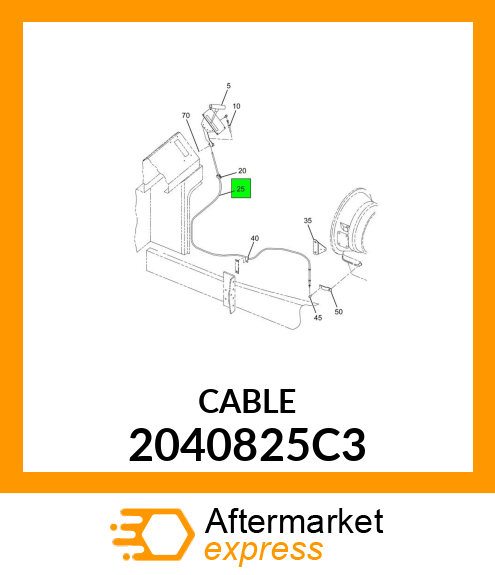 CABLE 2040825C3