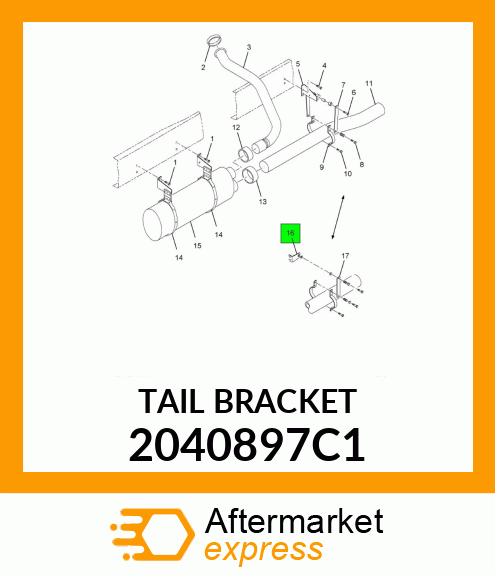 TAILBRACKET 2040897C1