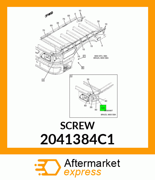 SCREW 2041384C1