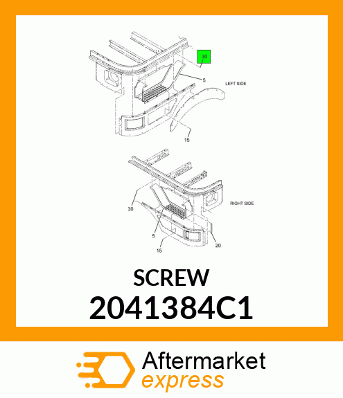 SCREW 2041384C1