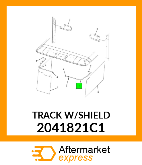 TRACKW/SHIELD 2041821C1