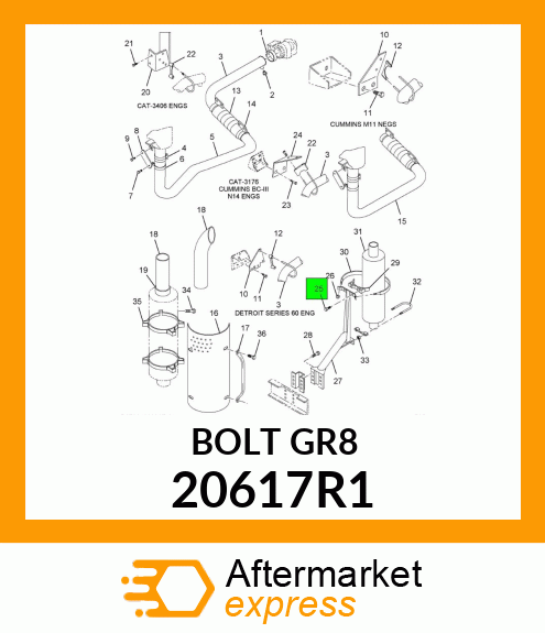 BOLTGR8 20617R1