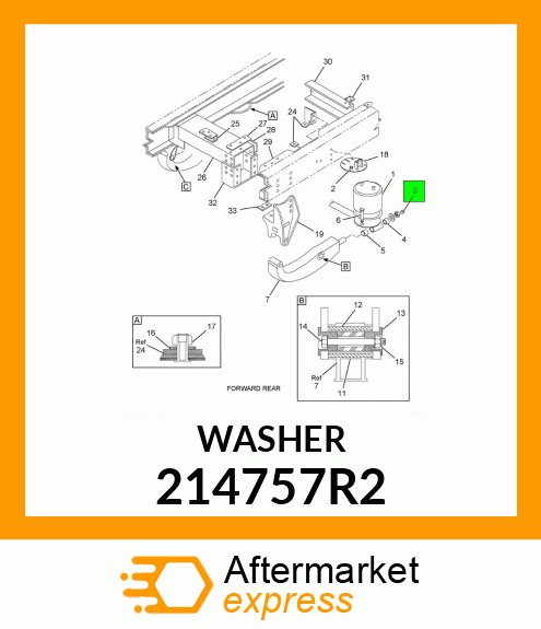 WASHER 214757R2